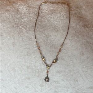 Elegant Gold and Silver Necklace